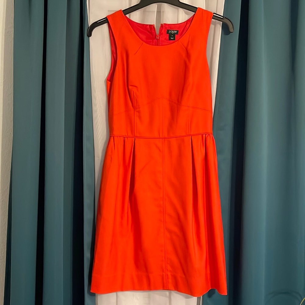 J Crew Pleated Dress